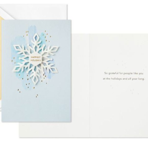 Hallmark Signature Intricate Snowflake Christmas Cards Boxset - Picture 3 of 6